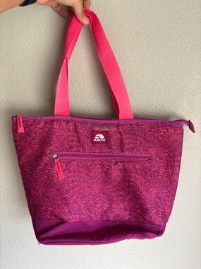 Igloo Pink and Purple Tote Bag Medium Size